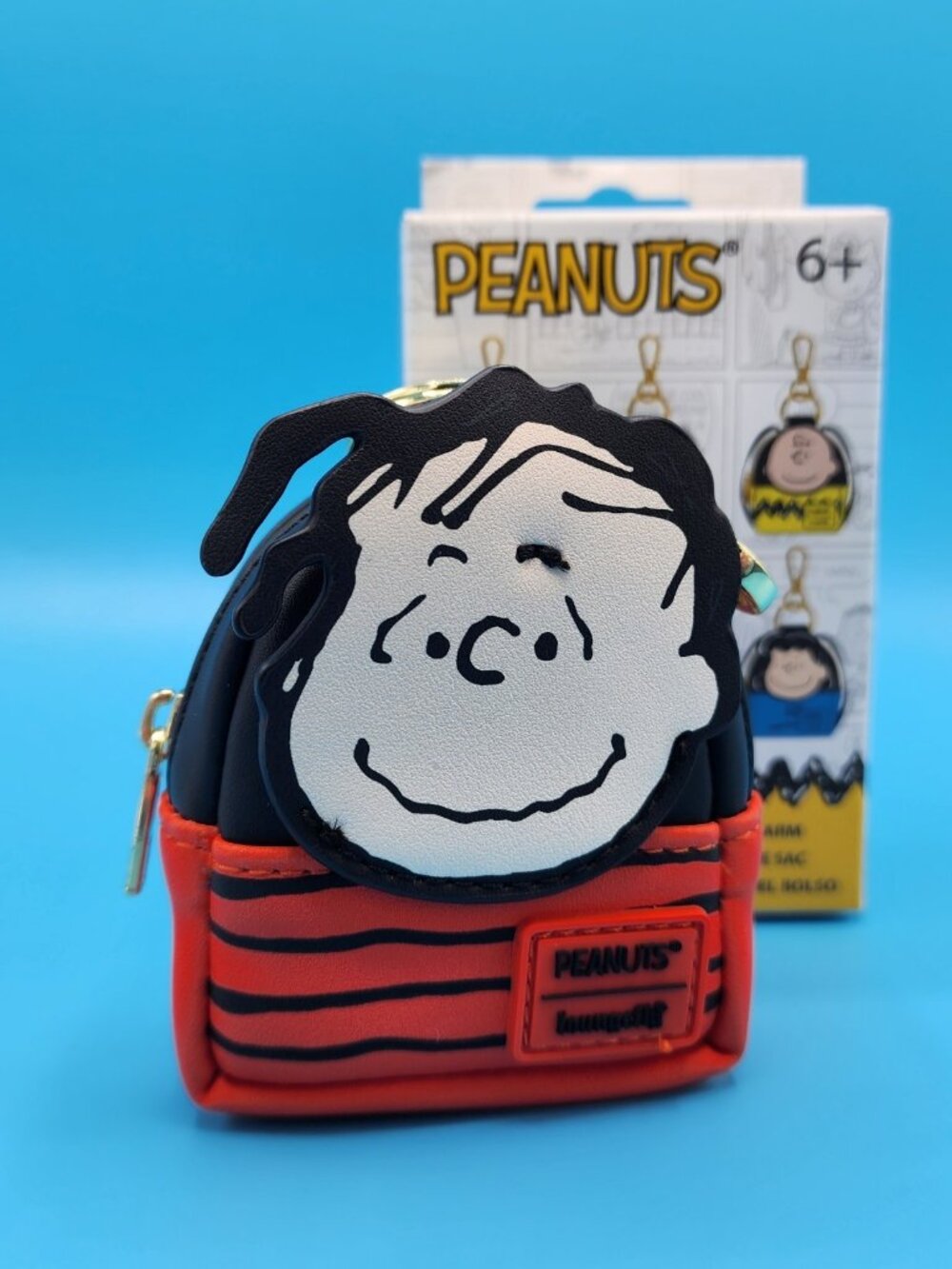 Loungefly Peanuts Gang Mystery Mini Backpack Keychain Charm Linus NEW
